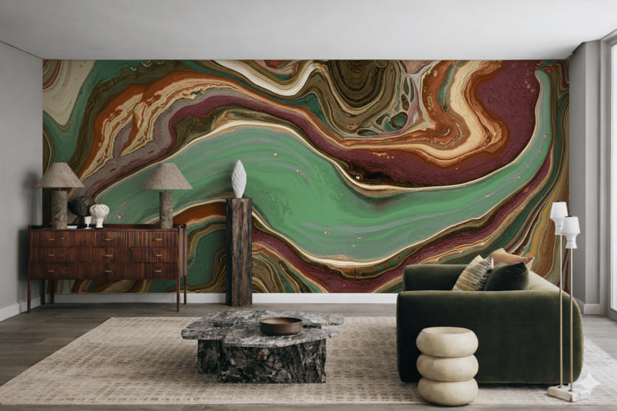 Cascading Marbled Veins