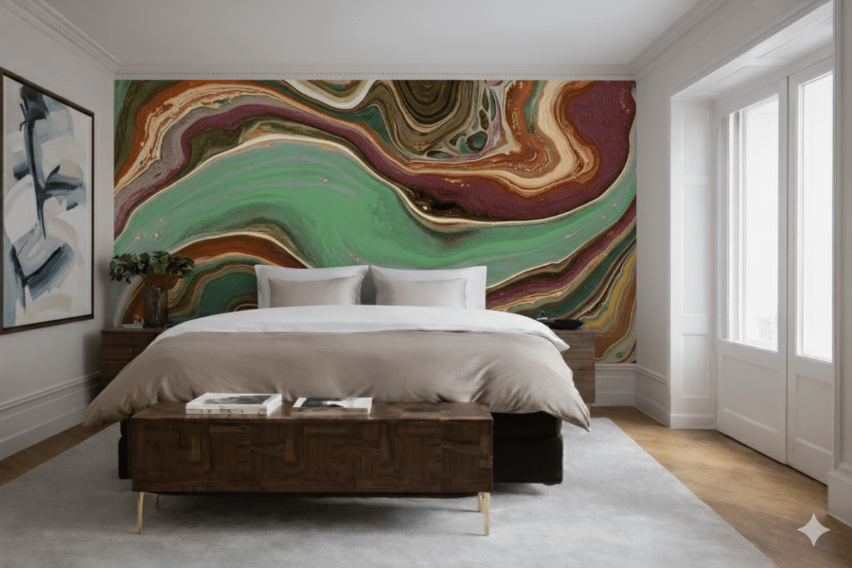 Cascading Marbled Veins