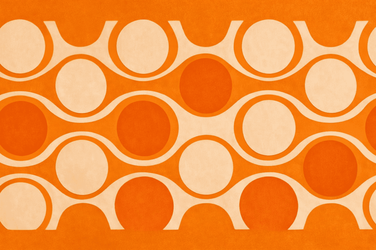Orange Ink Circles