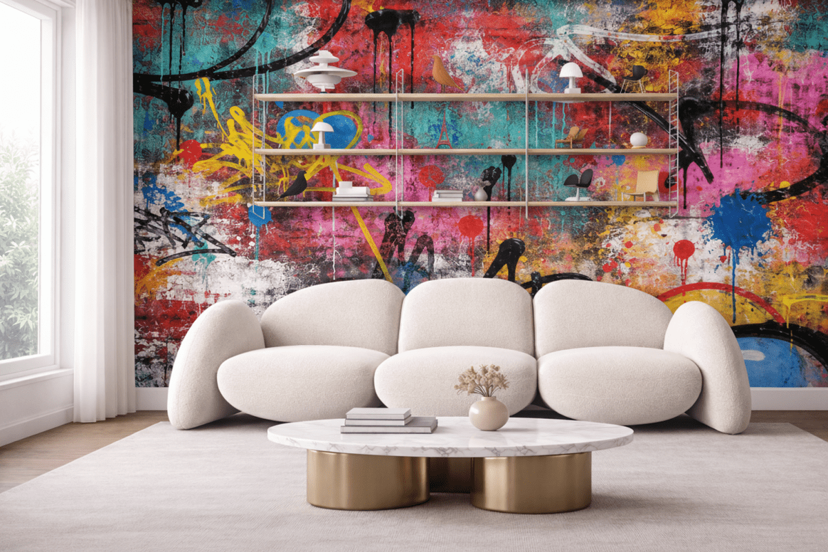 Urban Graffiti Mural