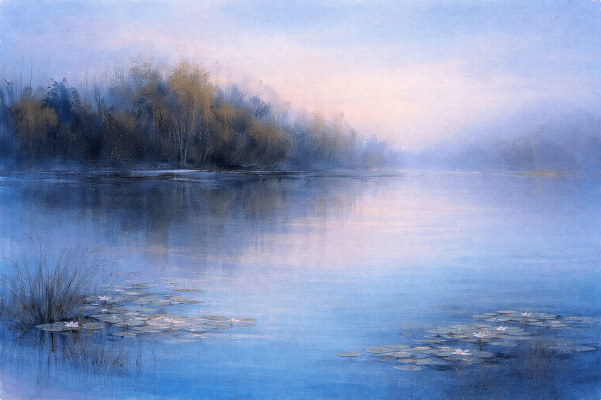 Misty Waterscape