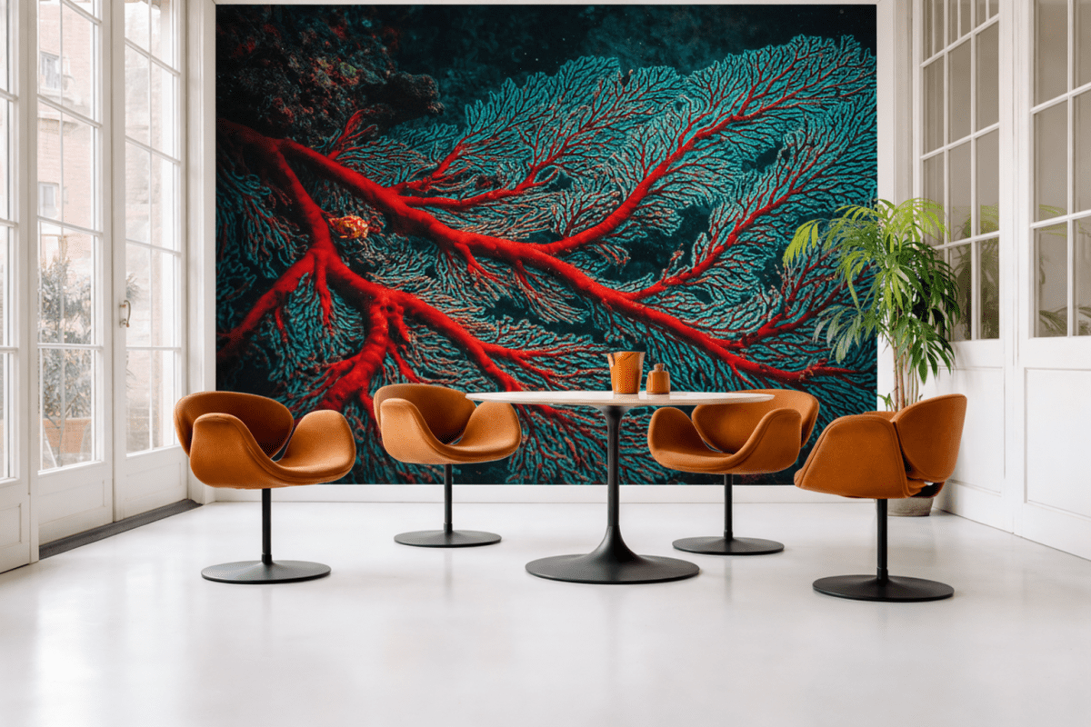 Aquatic Veins Mural