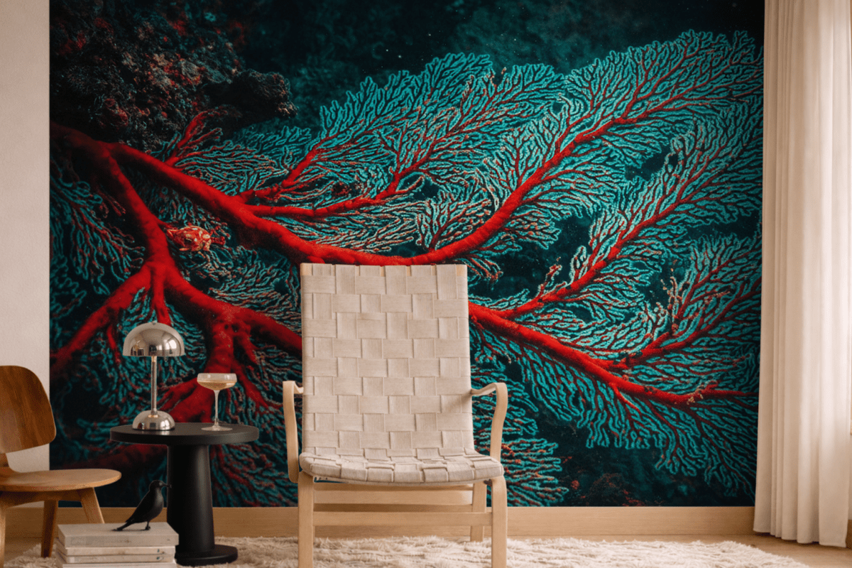 Aquatic Veins Mural