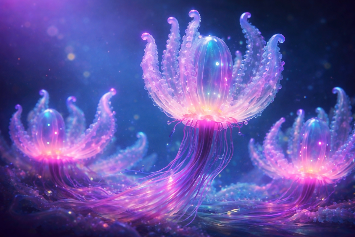 Luminous Sea Flora