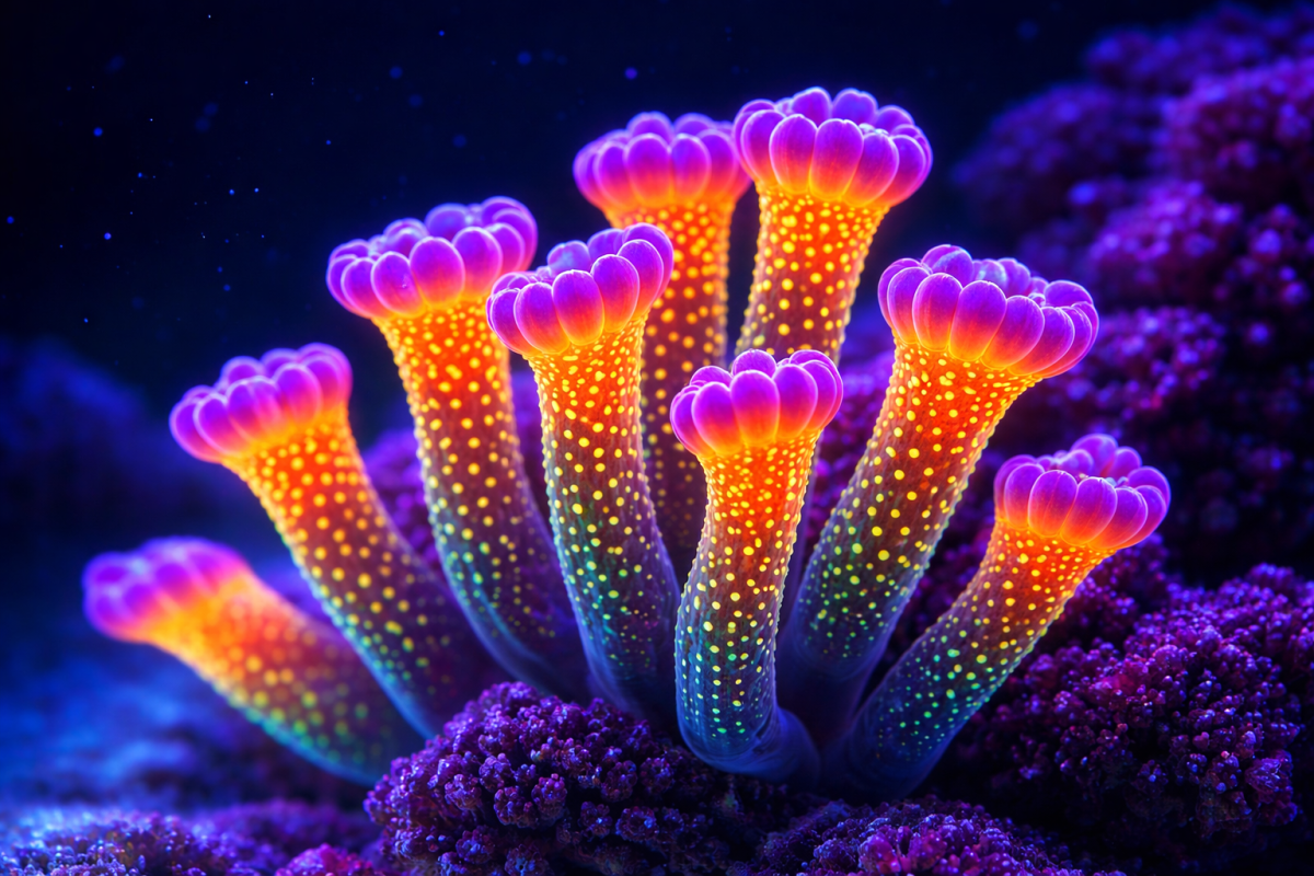 Frosted Coral Blossom