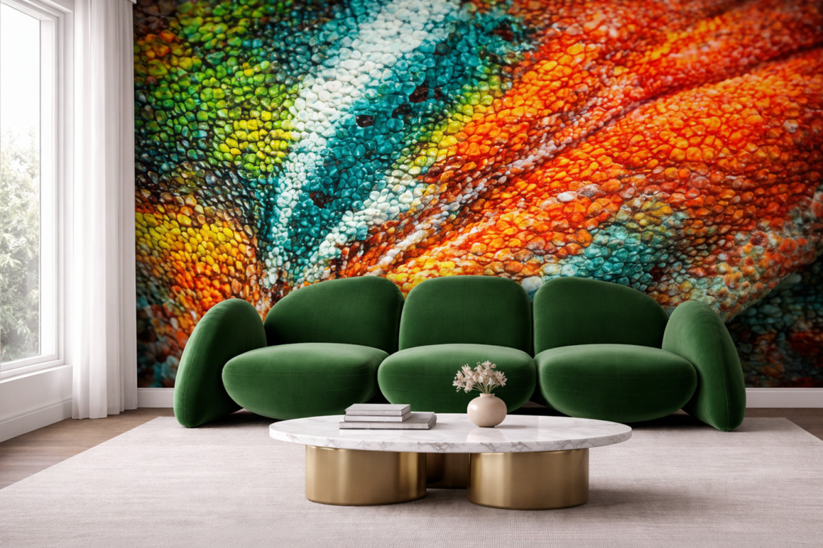 Iridescent Reptile Skin