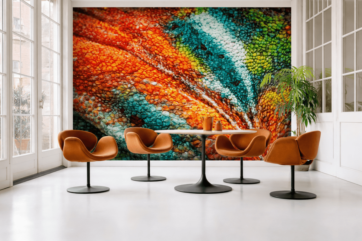 Iridescent Reptile Skin