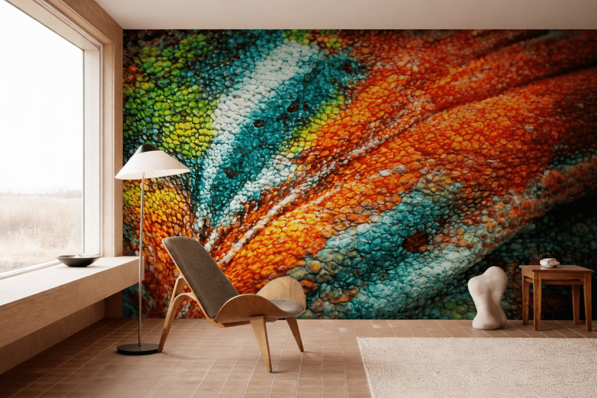 Iridescent Reptile Skin