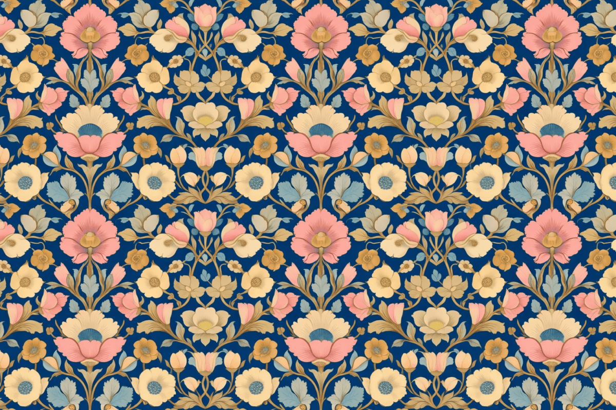 Noble Blossom Tapestry