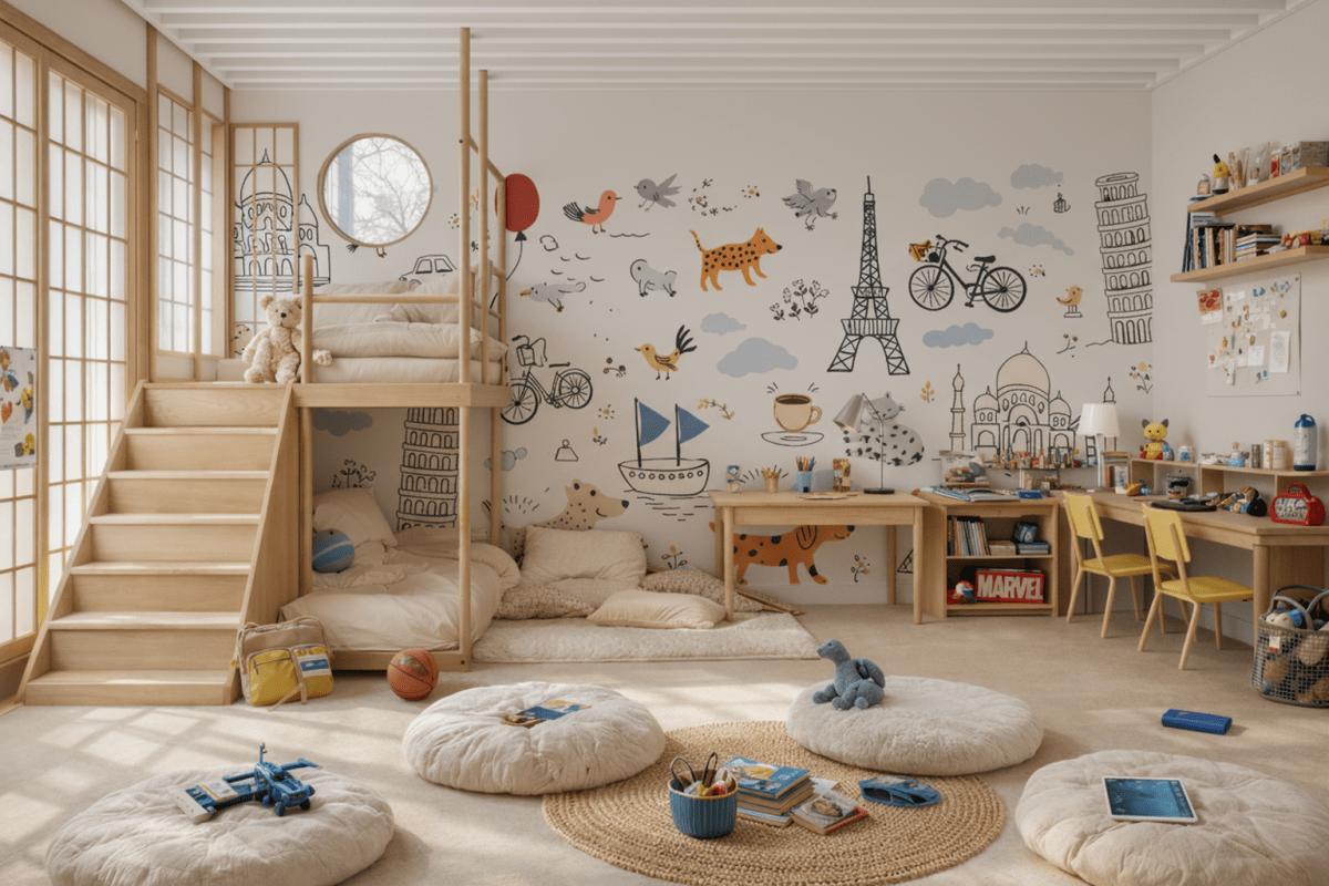 Cartoonish Cityscape