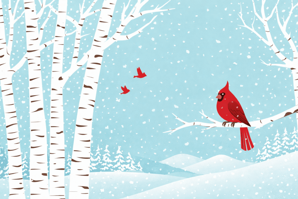 Crimson Winter Perch