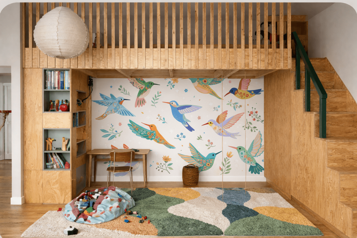 Porcelain Mural Flight