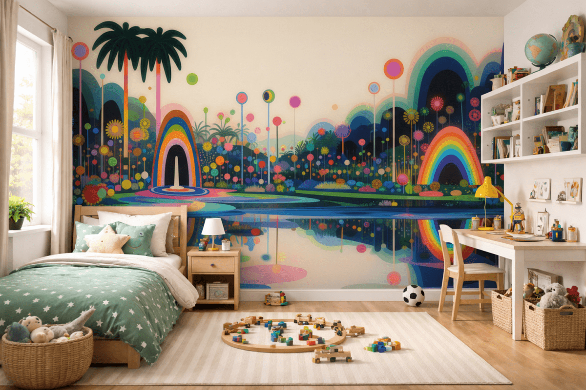 Vibrant Lagoon Reflection