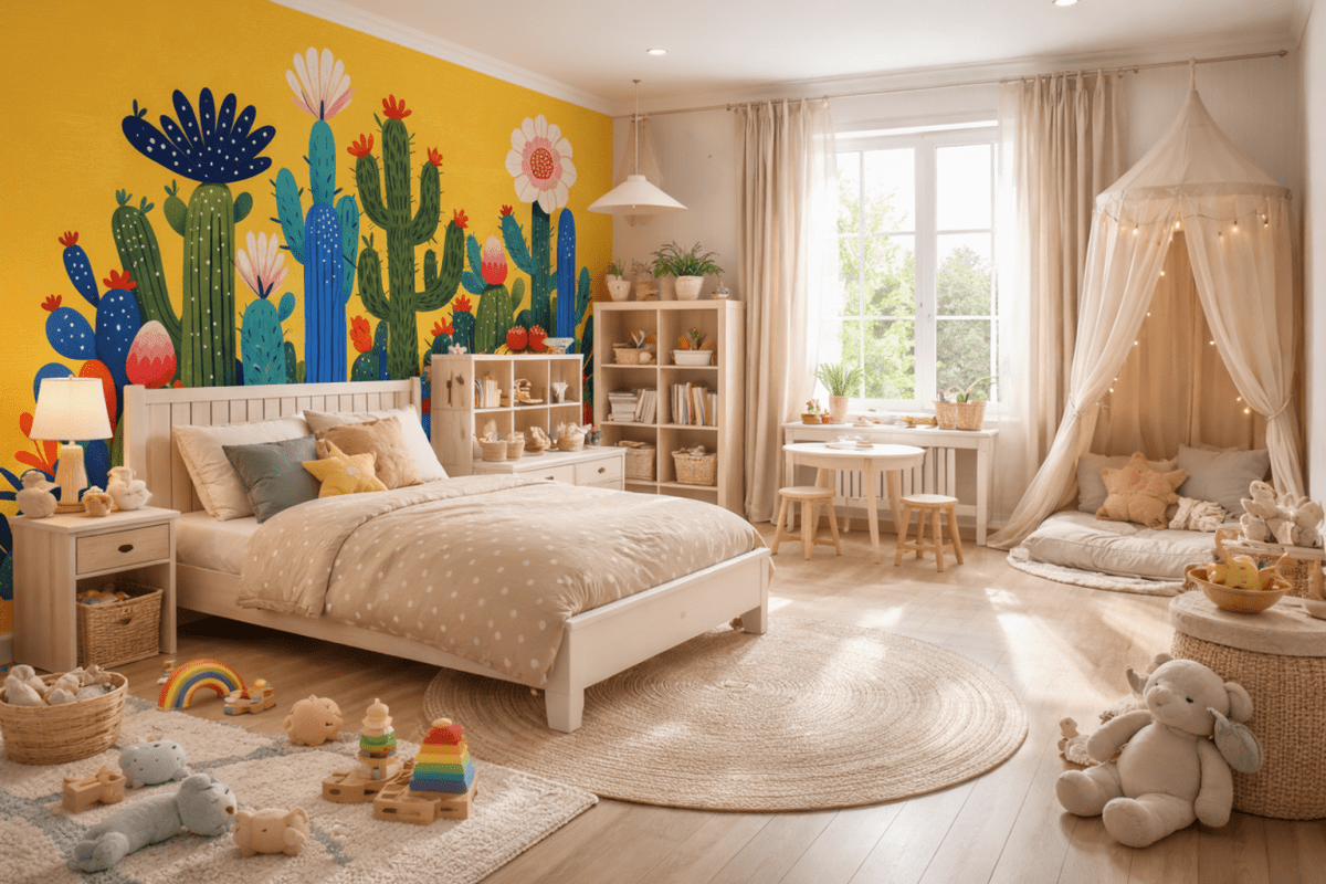 Vibrant Cacti Haven