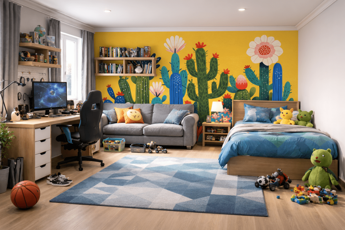 Vibrant Cacti Haven