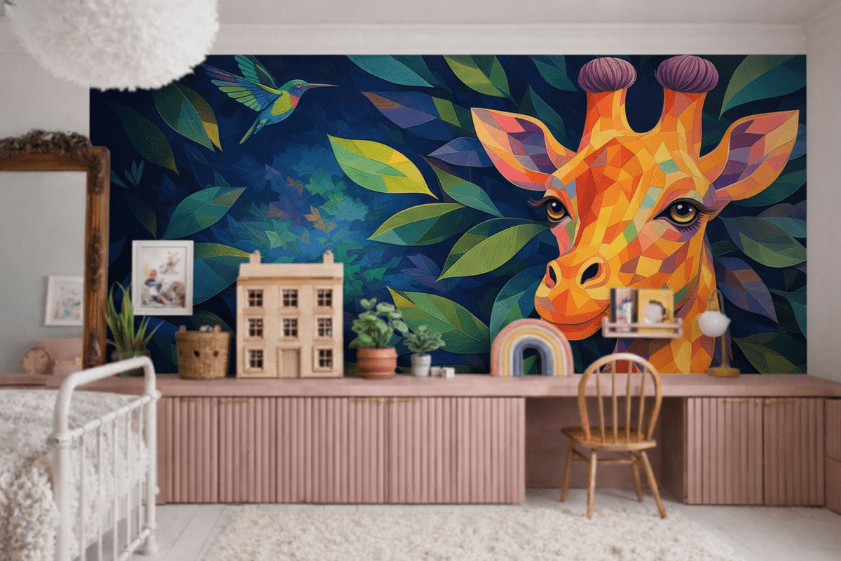 Giraffe Mosaic Encounter
