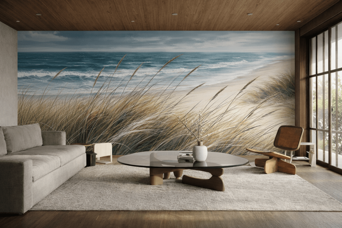 Serene Shoreline Grass