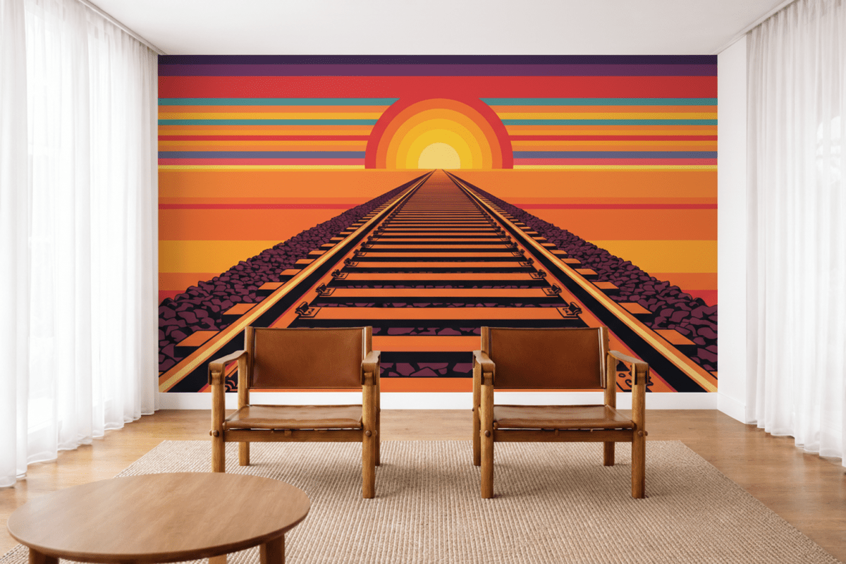 Golden Railway Vista