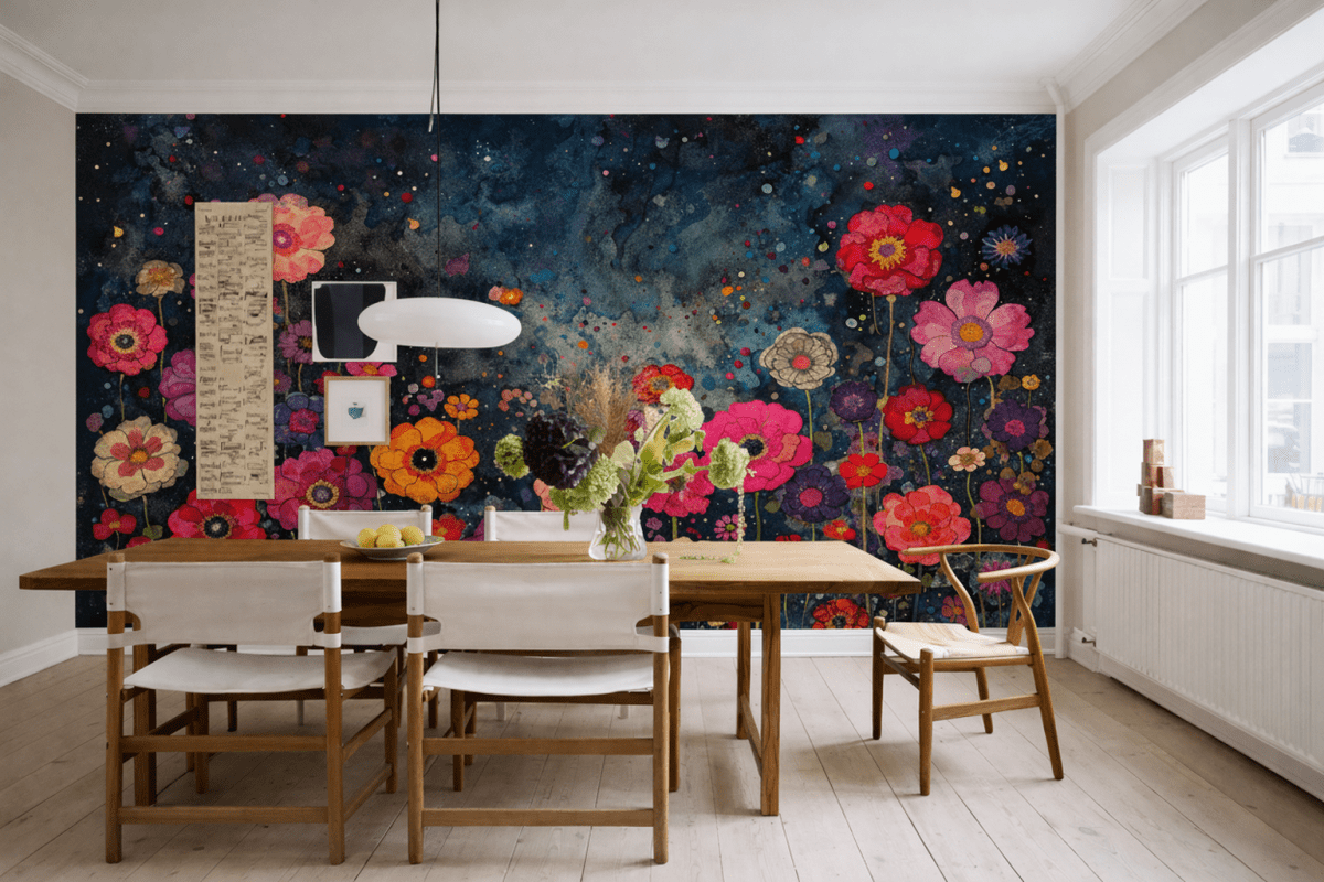 Radiant Petal Mosaic