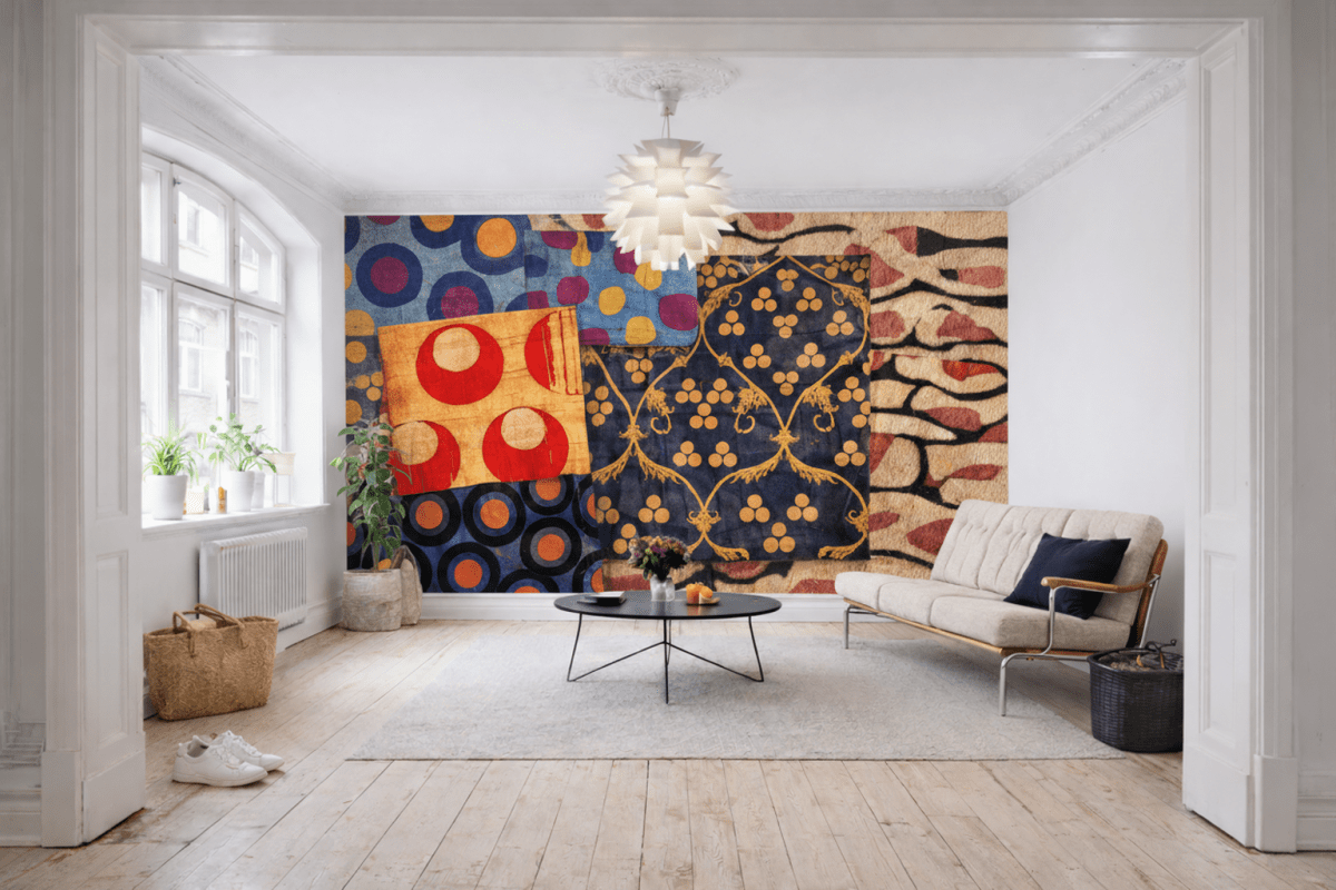 Rippled Textile Mosaic