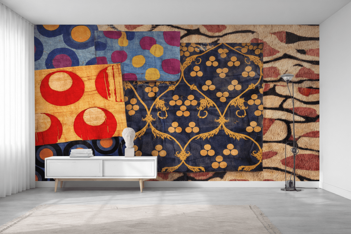 Rippled Textile Mosaic