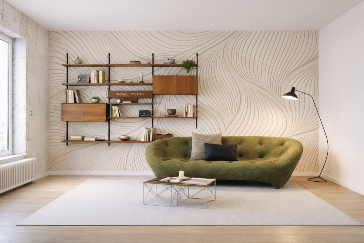 Wavy Tendril Motif