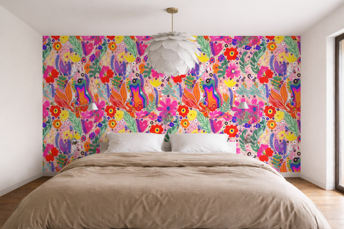 Lush Flora Mosaic