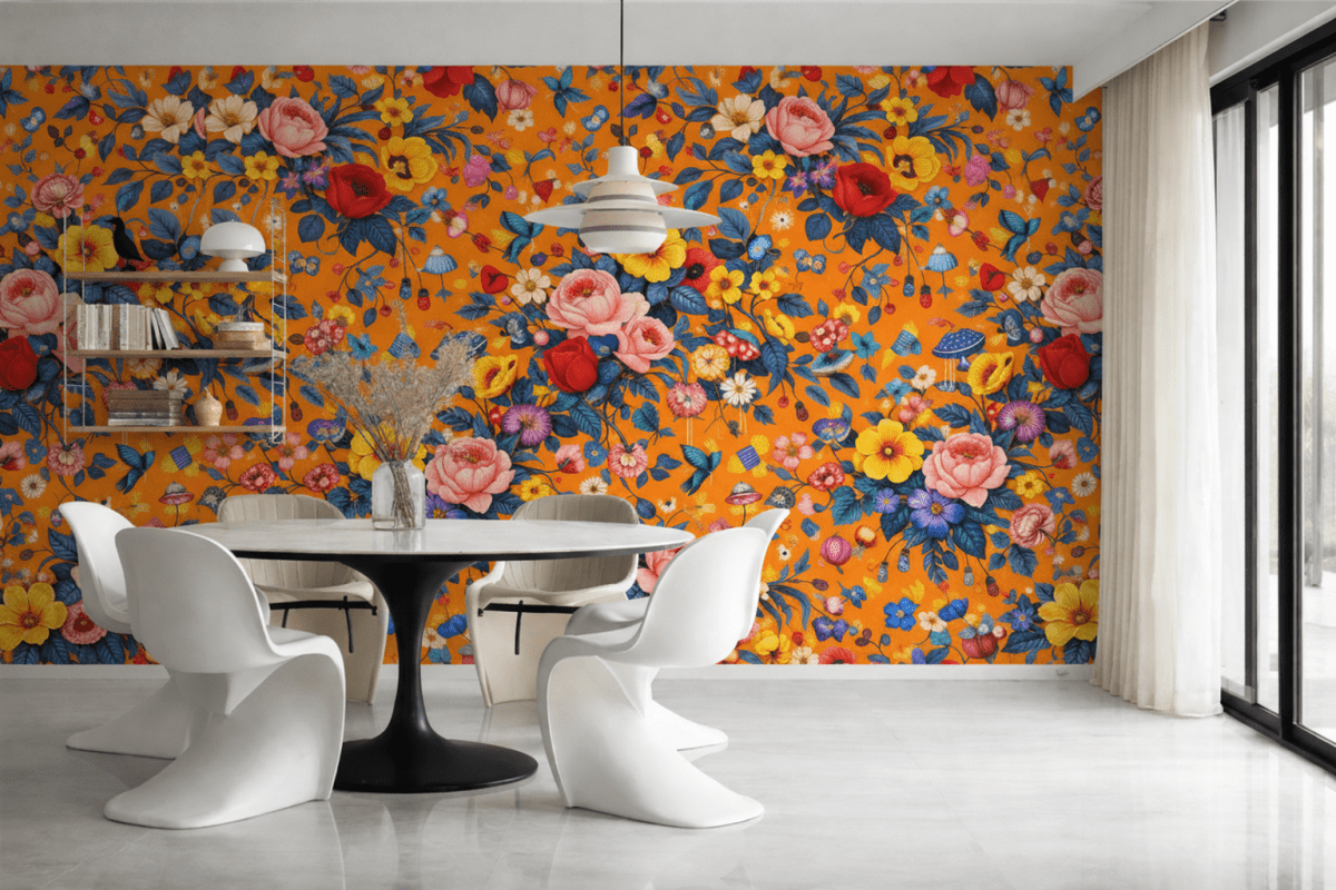 Vibrant Blossom Tapestry