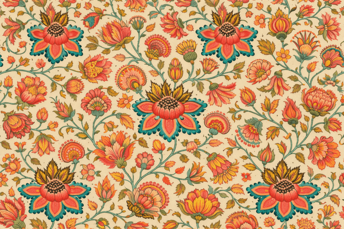 Radiant Blossom Tapestry