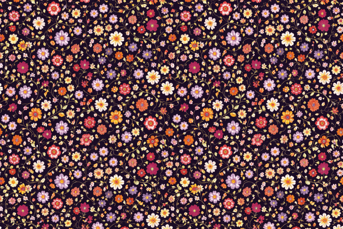 Saffron Blossom Tapestry