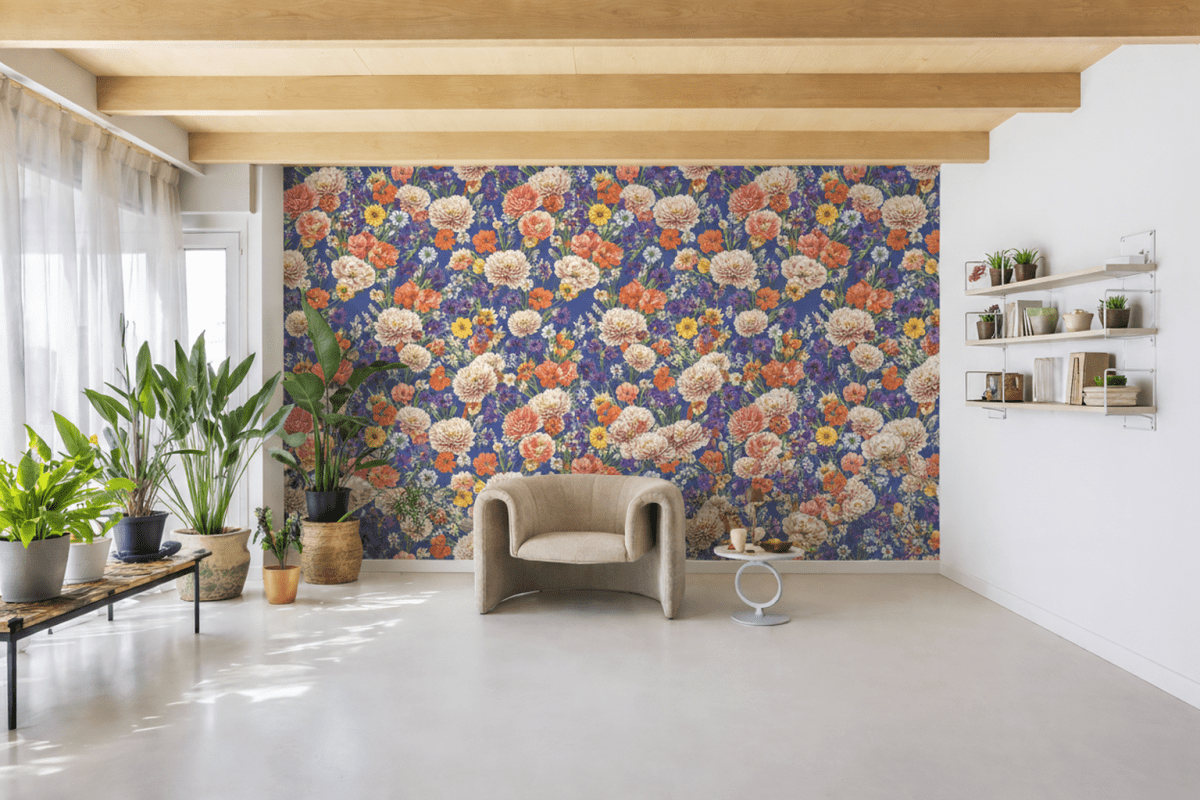 Whimsical Petal Canvas