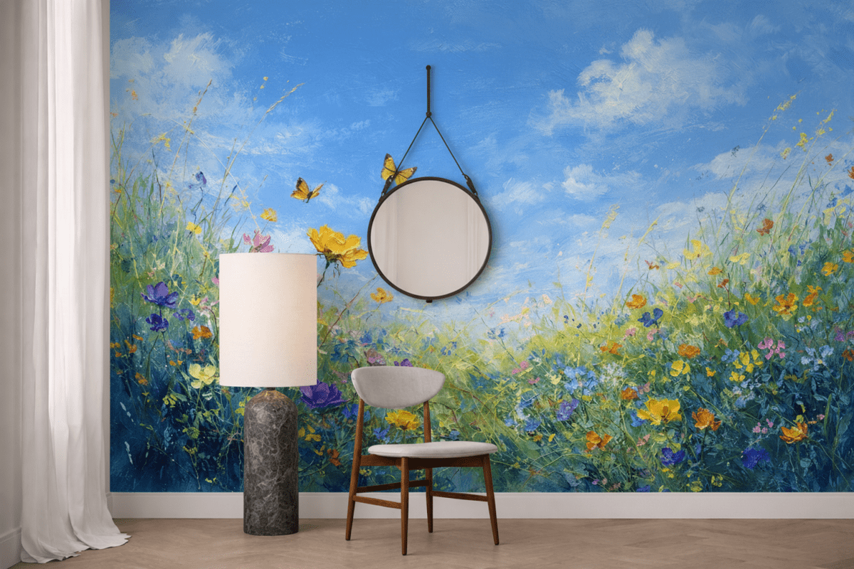 Butterfly Meadow Sky