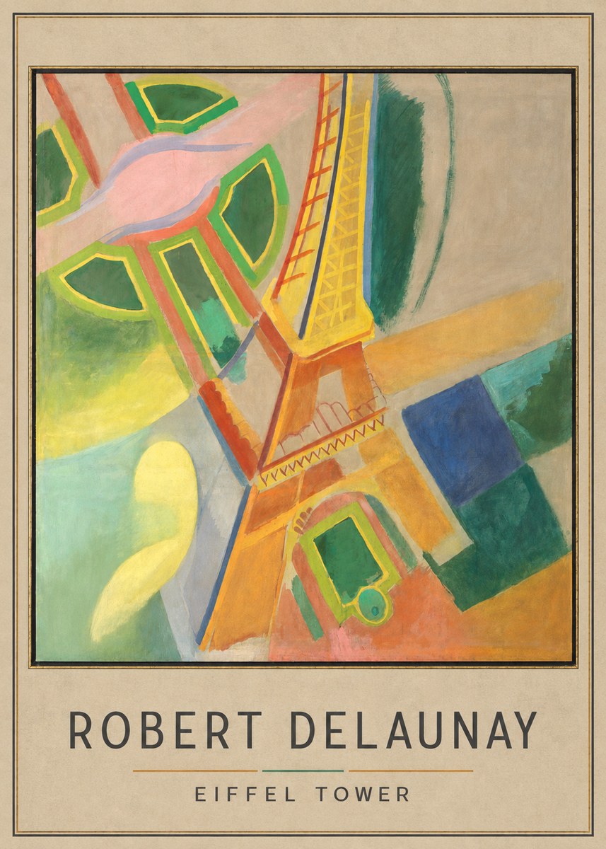 Robert Delaunay Eiffel Tower No3 - Poster