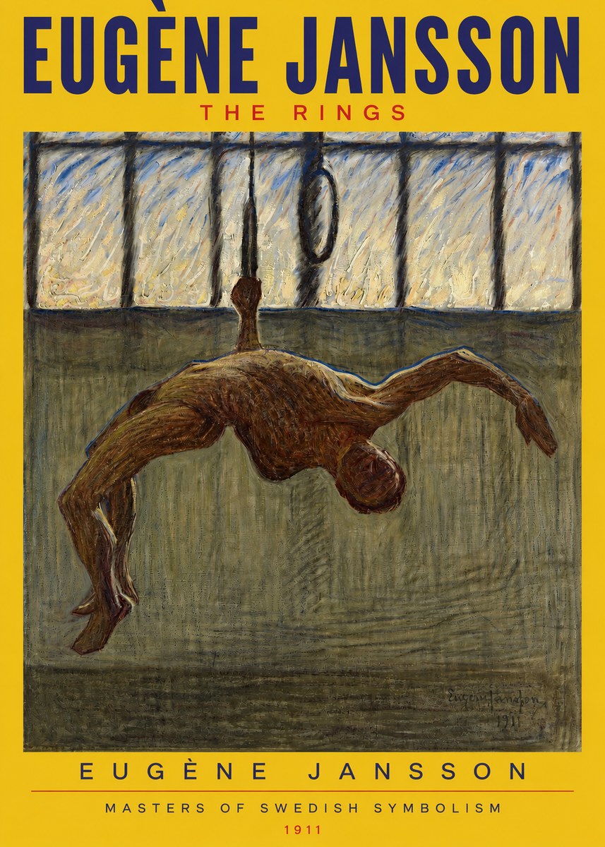 Eugène Jansson The Rings No2 - Poster
