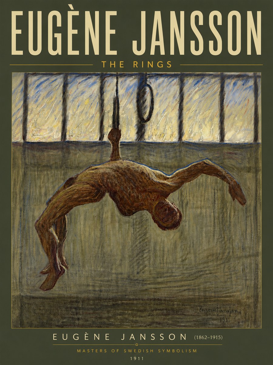 Eugène Jansson The Rings No5 - Poster