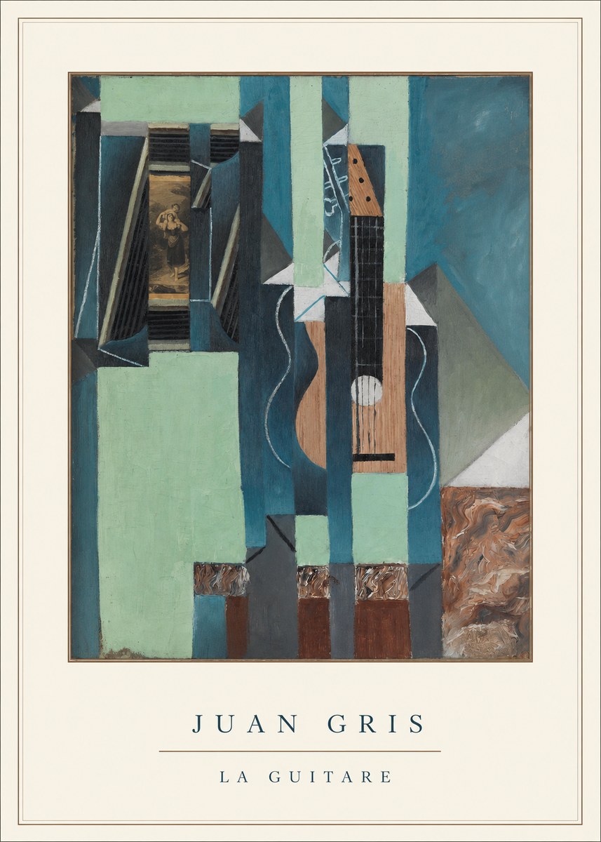 Juan Gris La Guitare No4 - Poster