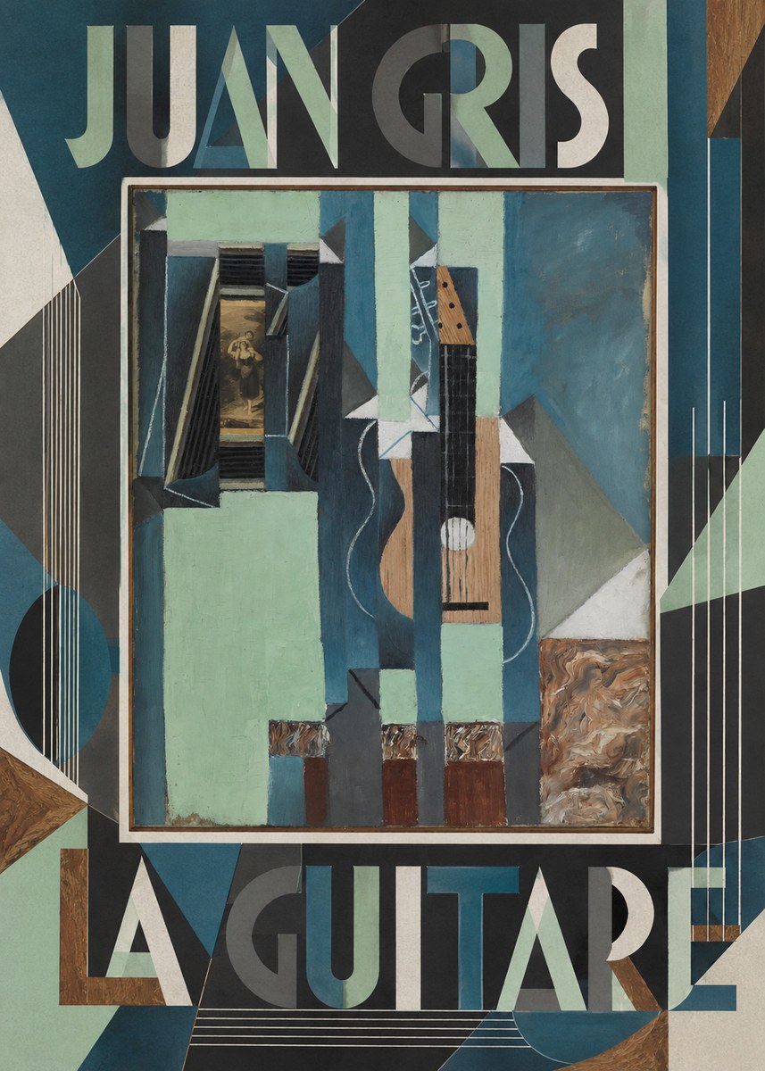 Juan Gris La Guitare No5 - Poster