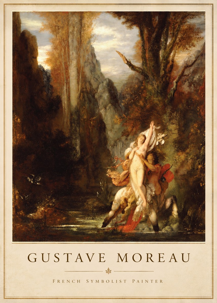 Gustave Moreau Jupiter and Semele I No4 - Poster