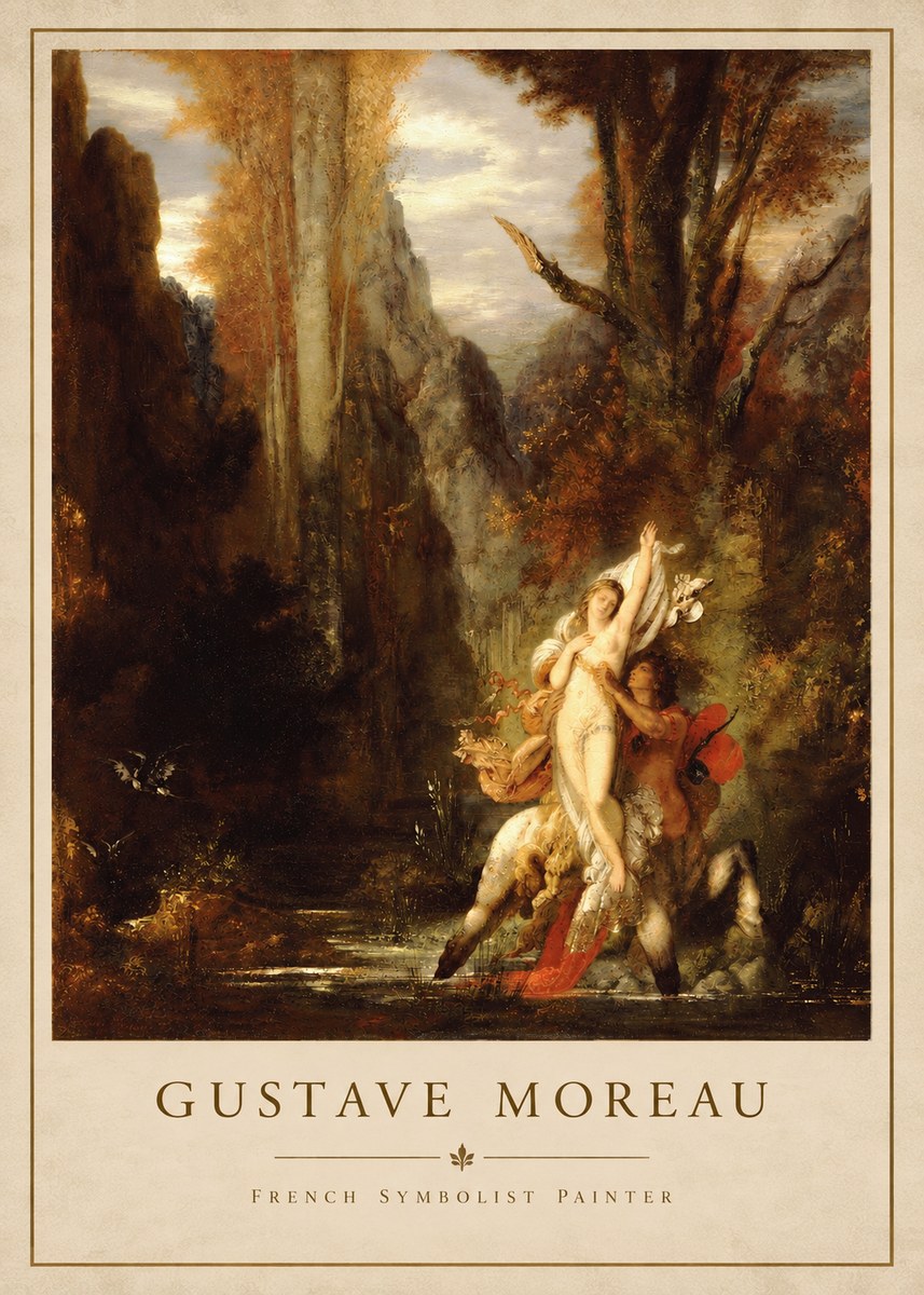 Gustave Moreau Jupiter and Semele I No5 - Poster