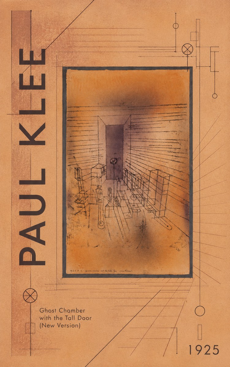 Paul Klee Ghost Chamber with the Tall Door (New Version) No4 - Poster