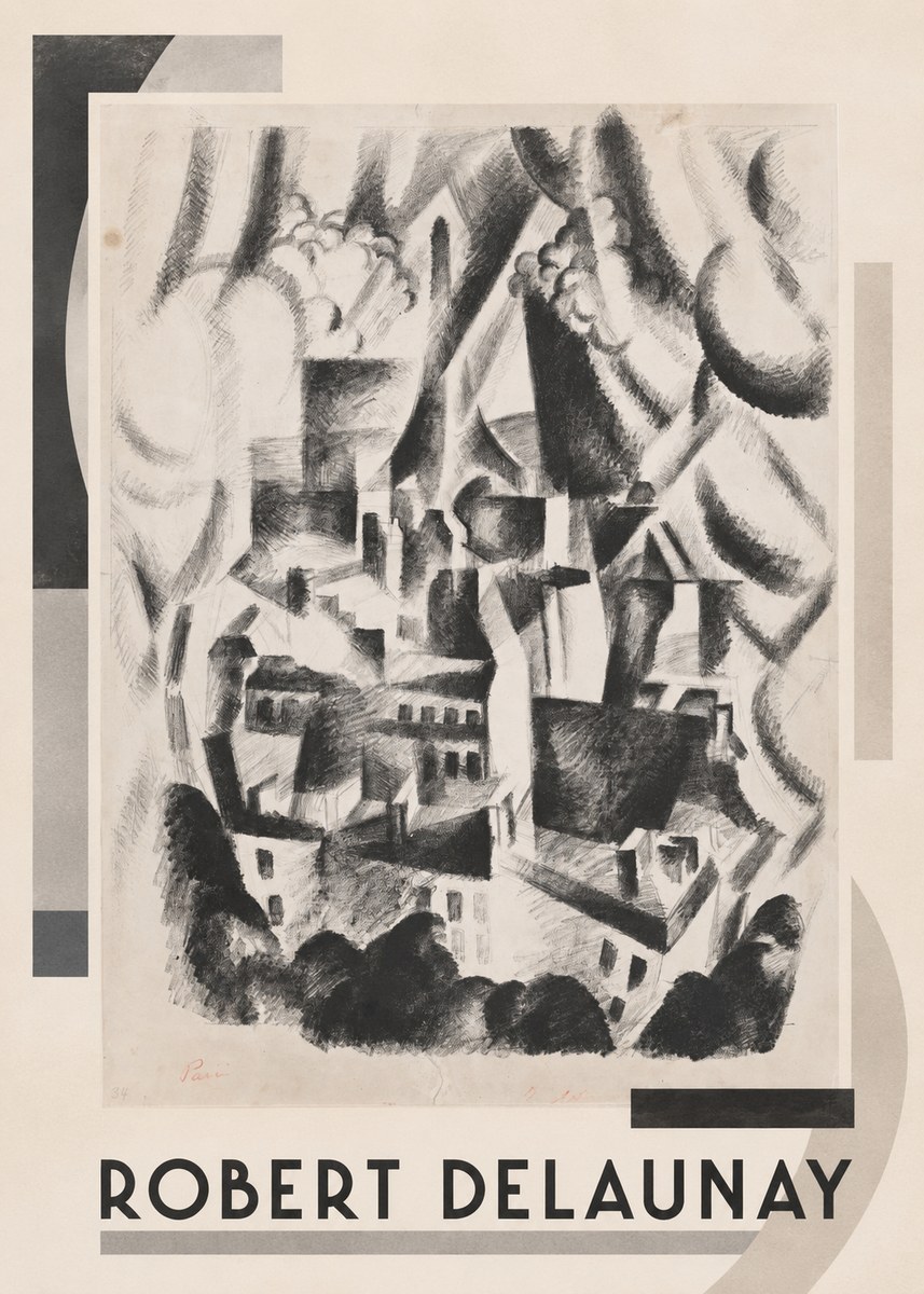 Robert Delaunay Vue Sur La Ville No1 - Poster