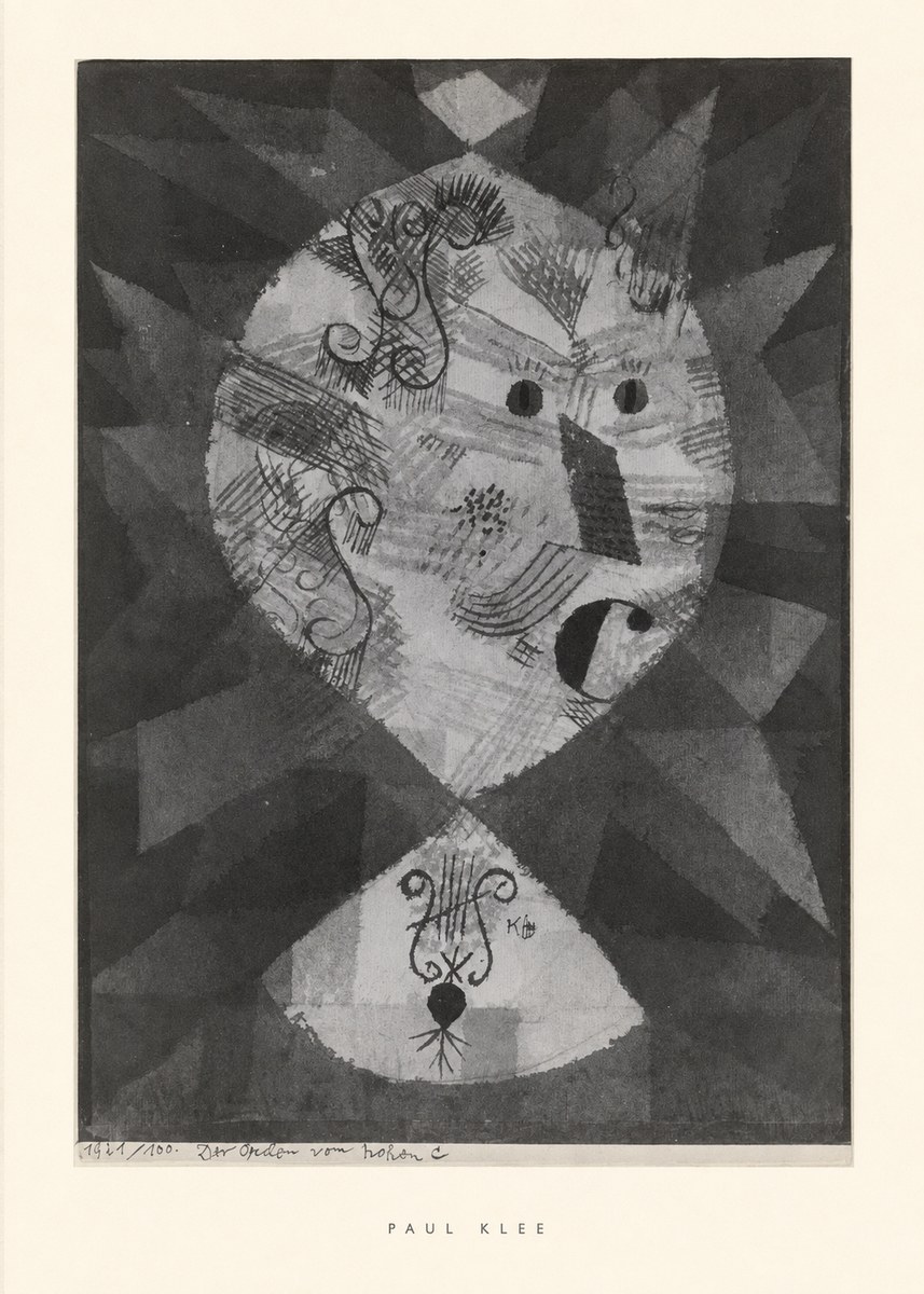 Paul Klee Der O Vom Hohen C No6 - Poster