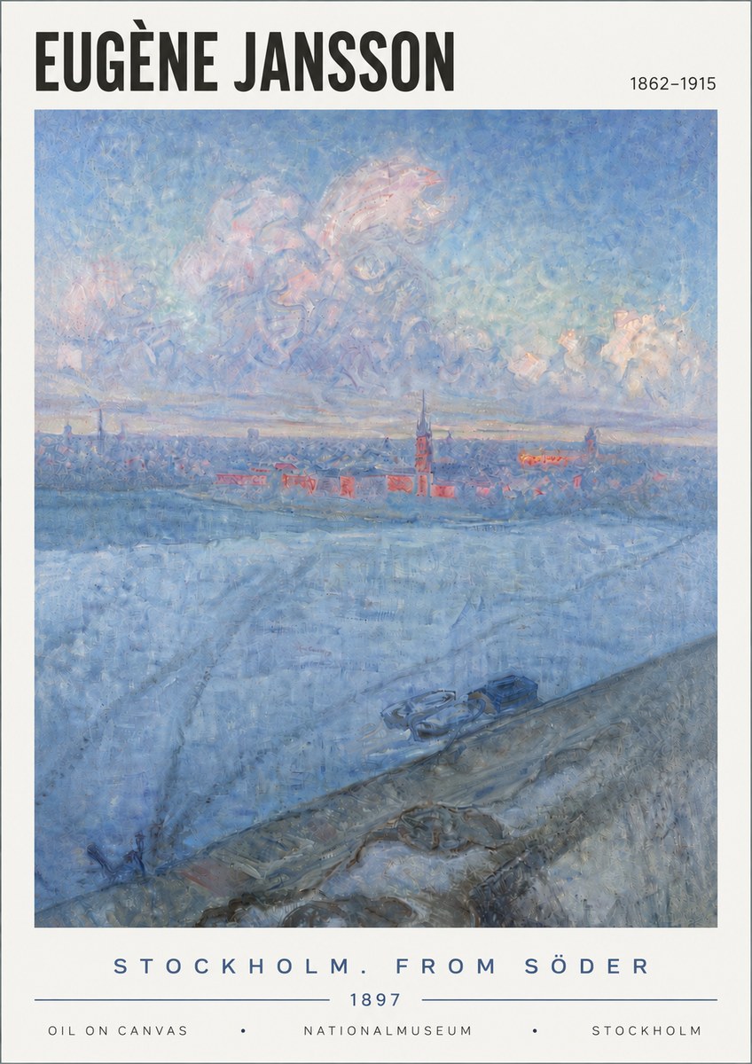 Eugène Jansson Stockholm. from Söder No6 - Poster