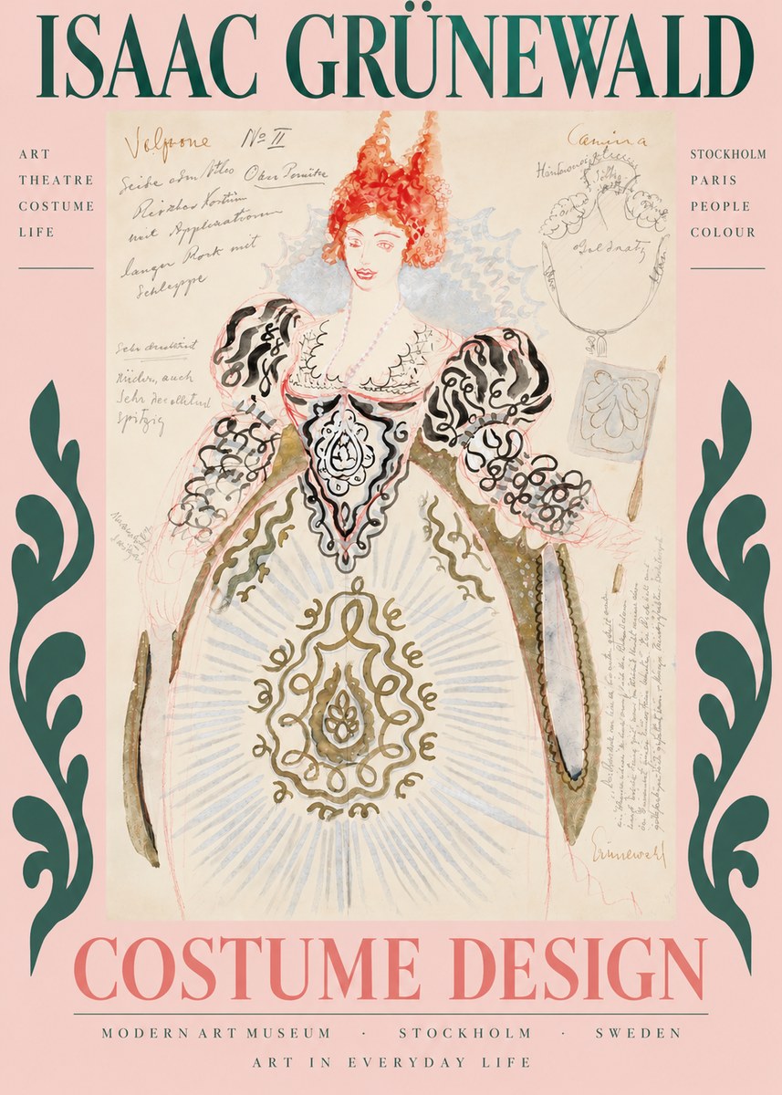 Isaac Grünewald Volpone No Ii No3 - Poster