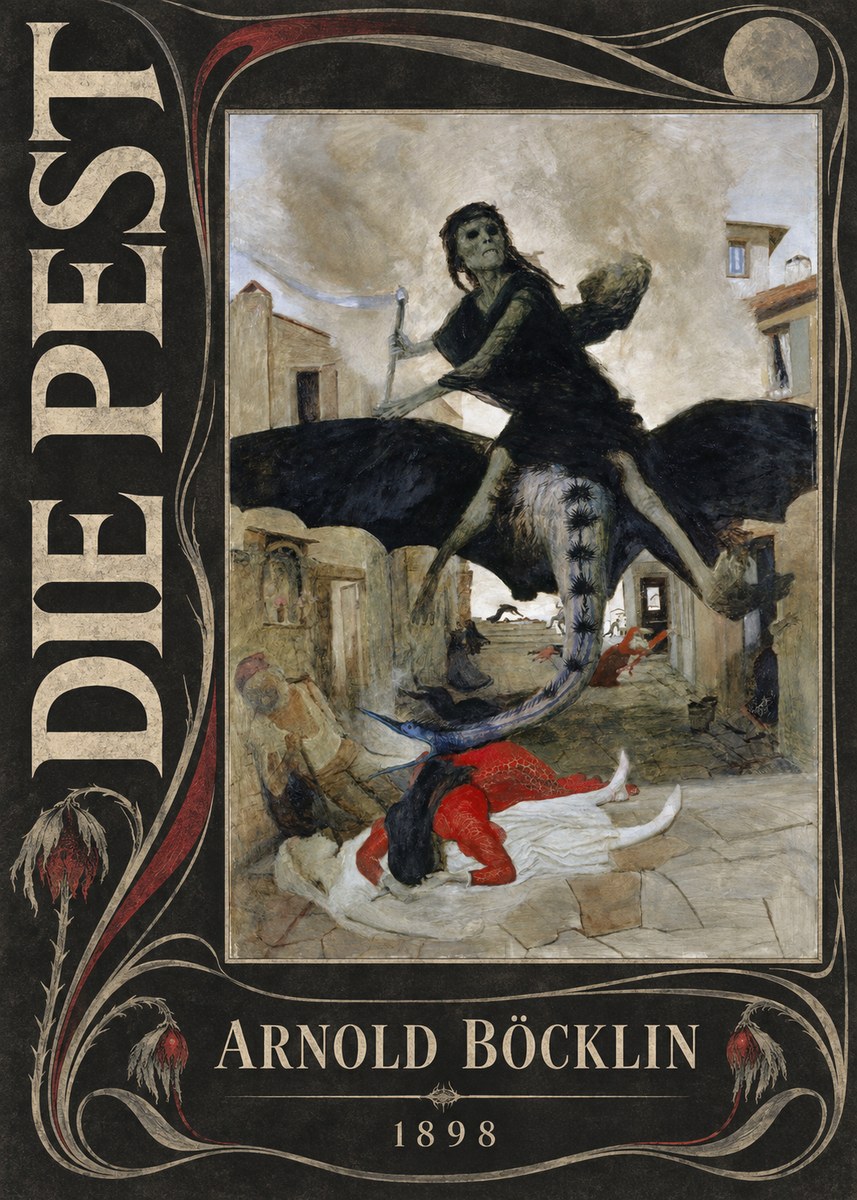 Arnold Böcklin Die Pest I No5 - Poster
