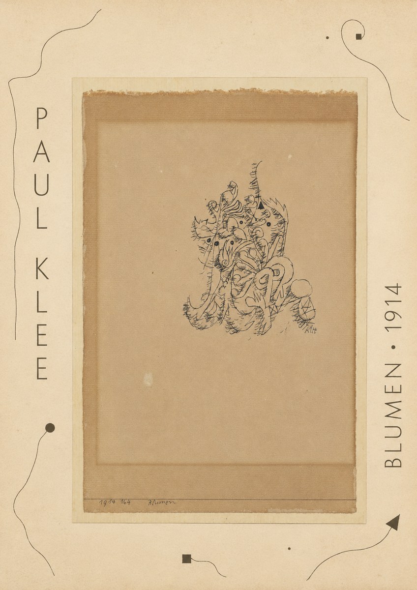 Paul Klee Blumen I No3 - Poster
