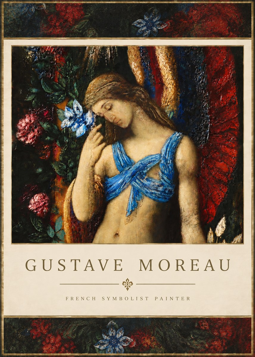 Gustave Moreau The Angel of Death No5 - Poster
