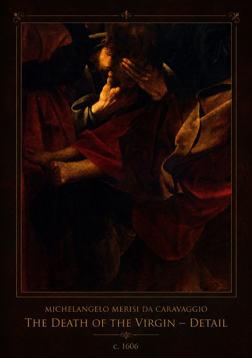 Michelangelo Merisi da Caravaggio The Death of the Virgin – Detail No1 - Poster