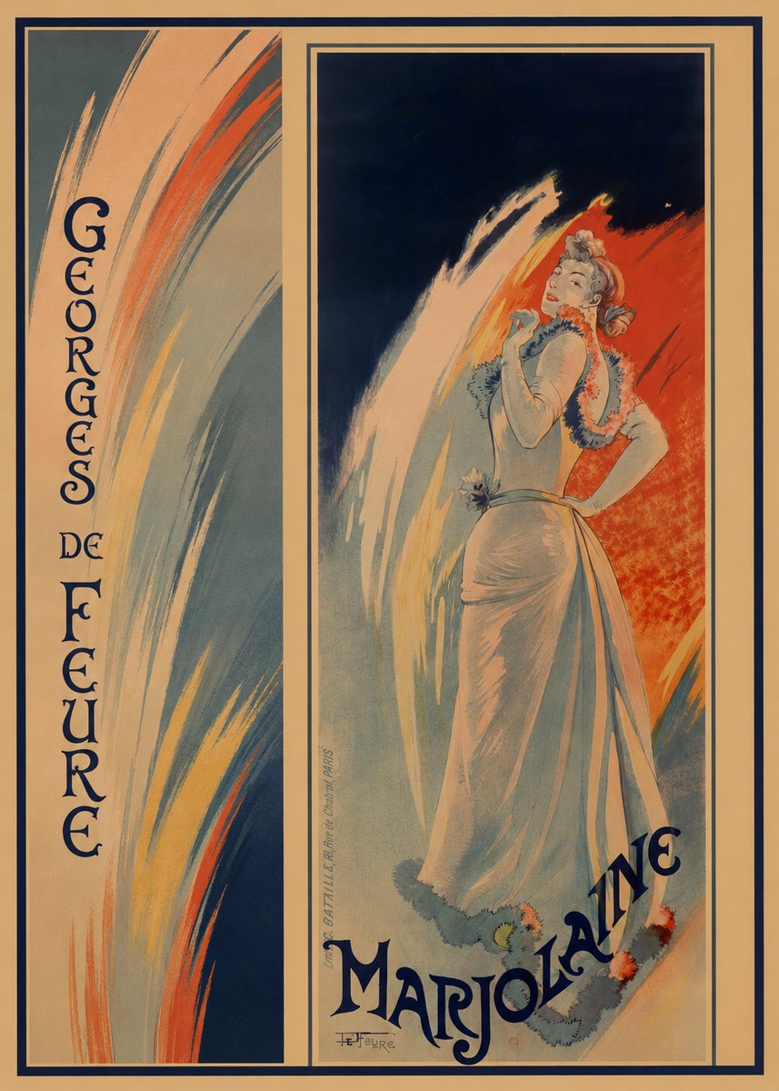 Georges de Feure Marjolaine No2 - Poster
