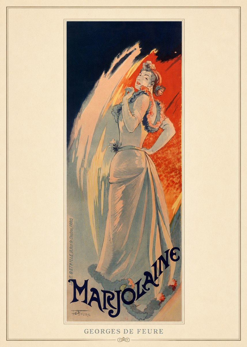 Georges de Feure Marjolaine No4 - Poster
